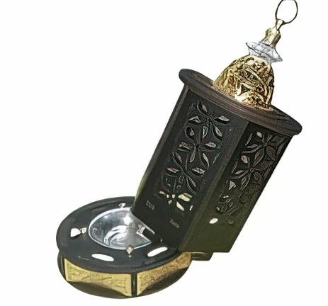 -Arabesque wooden incense burner (medium) with various designs