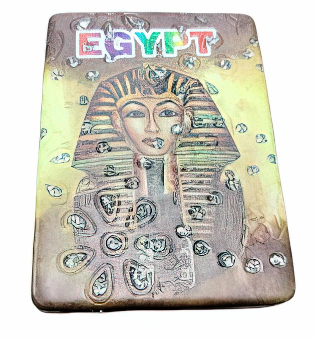 -Wide Leather Mirror with diffrent designs