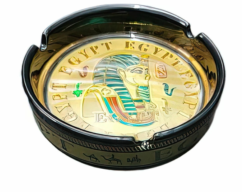 -Medium porcelain ashtray with diffrent shapes
