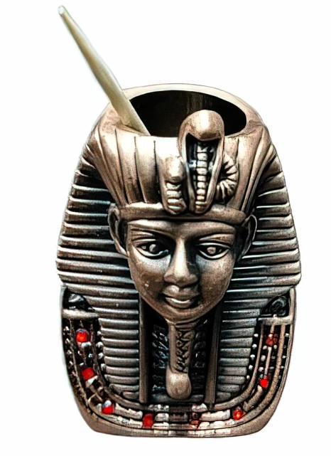 -Small Metal pharonic statue with diffrent shapes