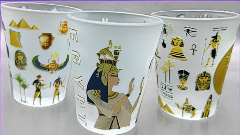 -Small cup with pharonic imprints