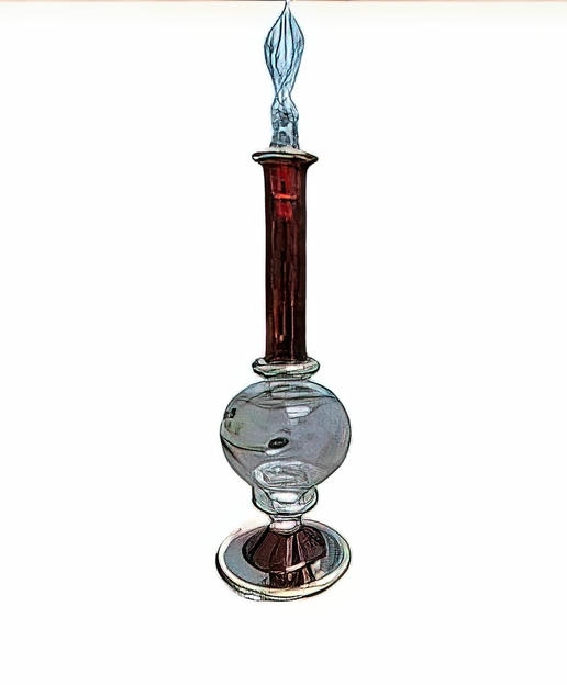 -Pyrex perfume bottle (small)