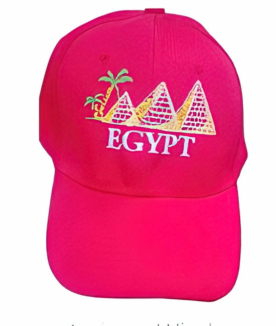 -Embroidered cap with diffrent shapes and colours