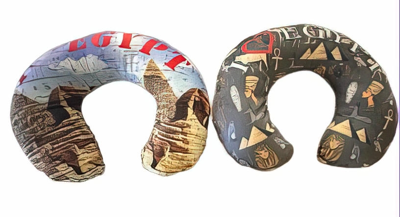 -Fabric NeckPillow with diffrent shapes and designs