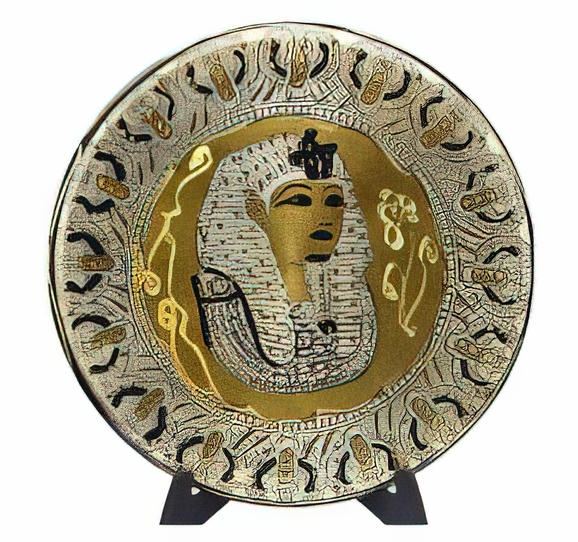 -Luxurious copper plate with various designs (Medium)