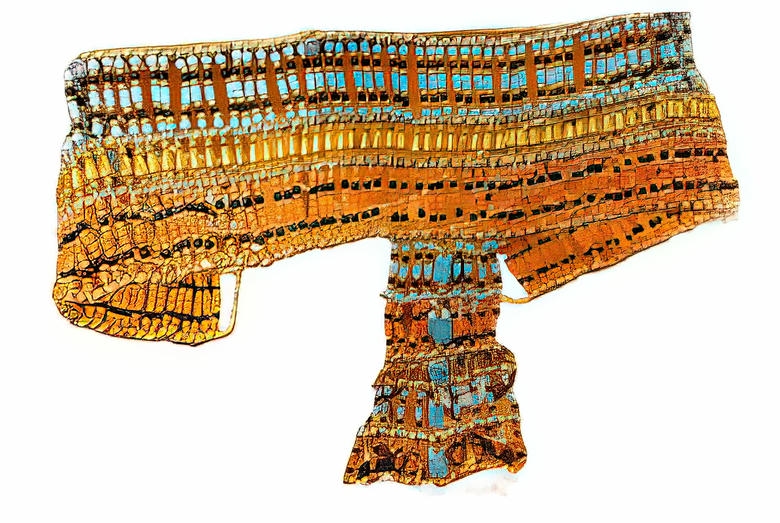 -Pharaonic beaded belt in various shapes