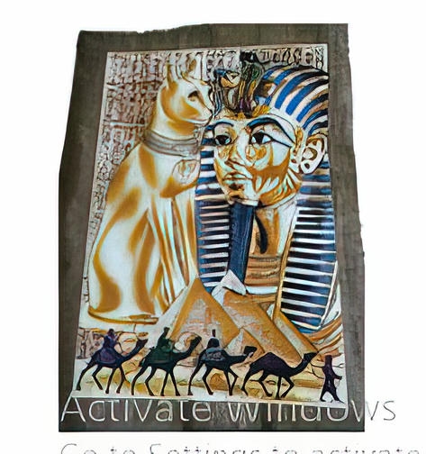 Egyptian Brown Papyrus Art (20x30 cm)