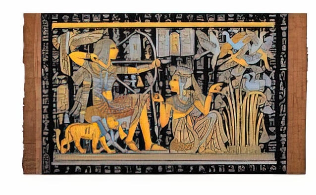 Illuminated Papyrus Art (30x60 cm) - Assorted Designs